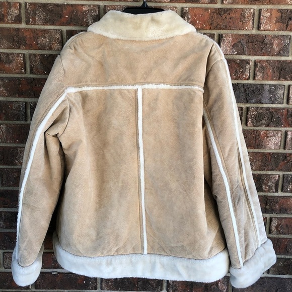 WILSON’S Leather Maxima Suede Sherpa Jacket - Picture 4 of 9
